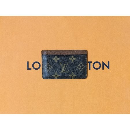Handbag Louis Vuitton Card Holder Brown Monogram 122050014