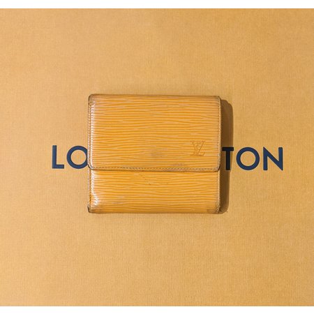 Handbag Louis Vuitton Double Sided Wallet Orange Epi 122050021