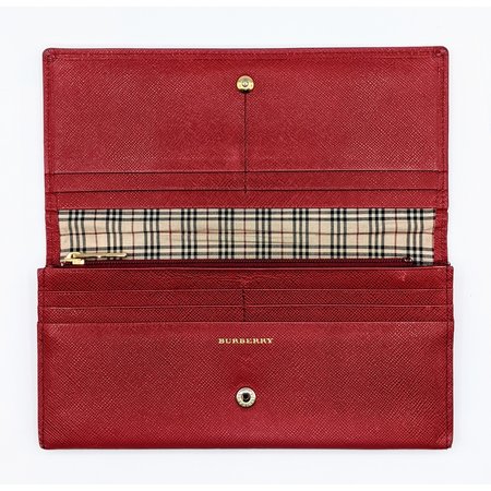 Handbag Burberry Red Long Wallet 122050056