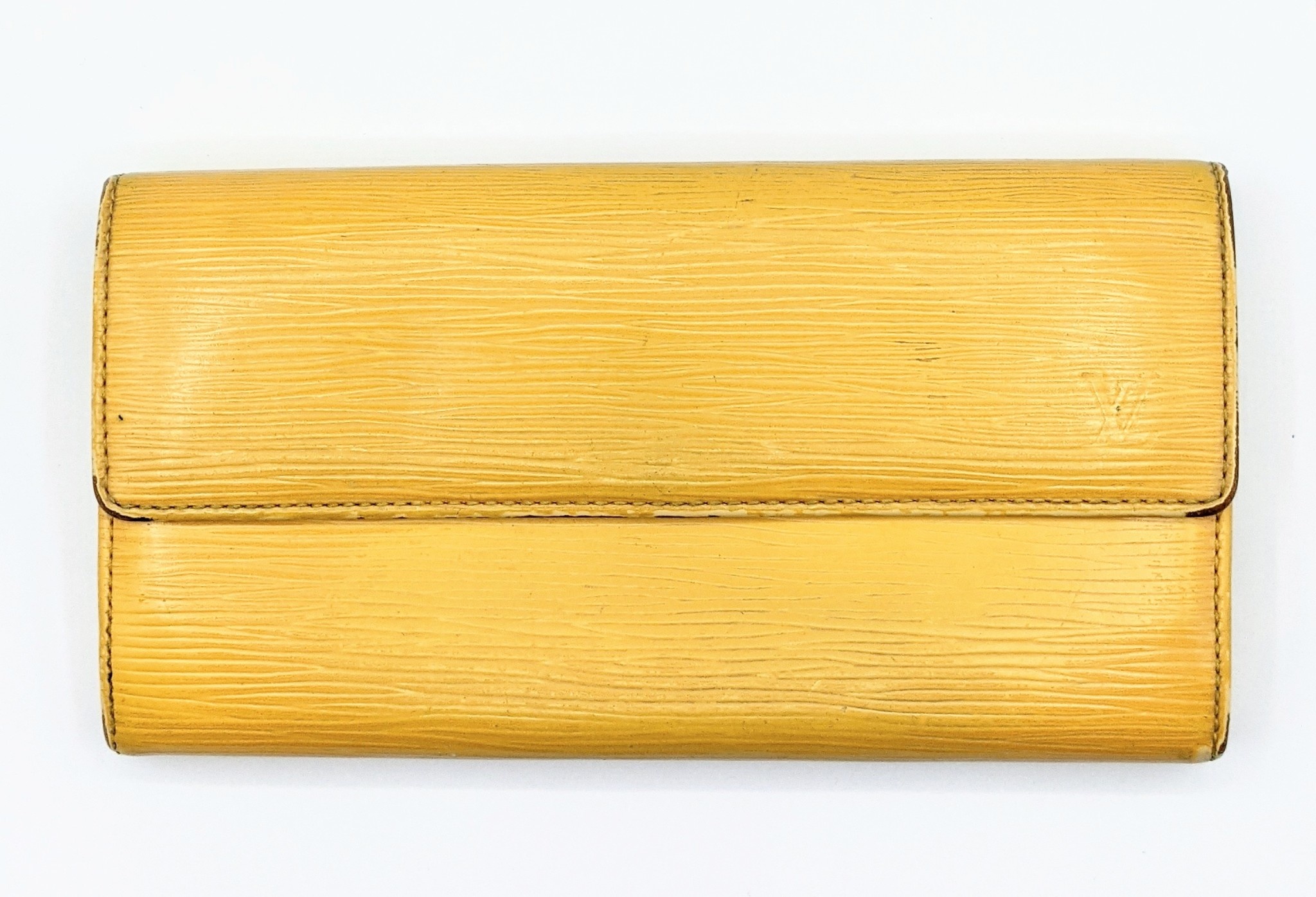 Louis Vuitton Long Wallet Portefeuille Elysee Monogram Yellow M60505  LOUISVUITTON