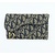 Handbag Christian Dior Blue Trotter Canvas Long Wallet Zippered Coin Purse 122050068