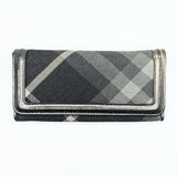  Handbag Burberry Grey Long Snap Wallet 122050067