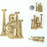  Brooch Roman Soldier 18ky 33x26mm 222060096