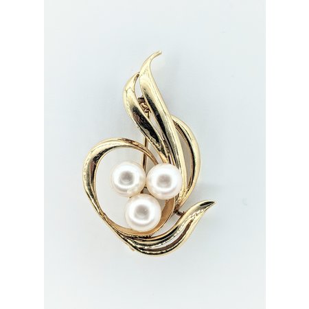 Brooch 6.5mm(3) 14ky 39x25mm 222060099