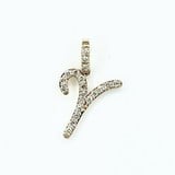  Pendant "Y" .20ctw Diamonds 14ky 19.5x12mm 122060153