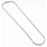  Necklace Tennis 7.97ctw Diamonds 14kw 17" 122060202