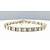 Bracelet 4.00ctw Round & Baguette Diamonds 14ky 7" 122070081
