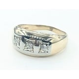  Ring .25ctw Diamonds 14ky Sz12 122080192