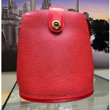  Handbag Louis Vuitton Cluny Shoulder Bag M52257 Red Epi 122100040