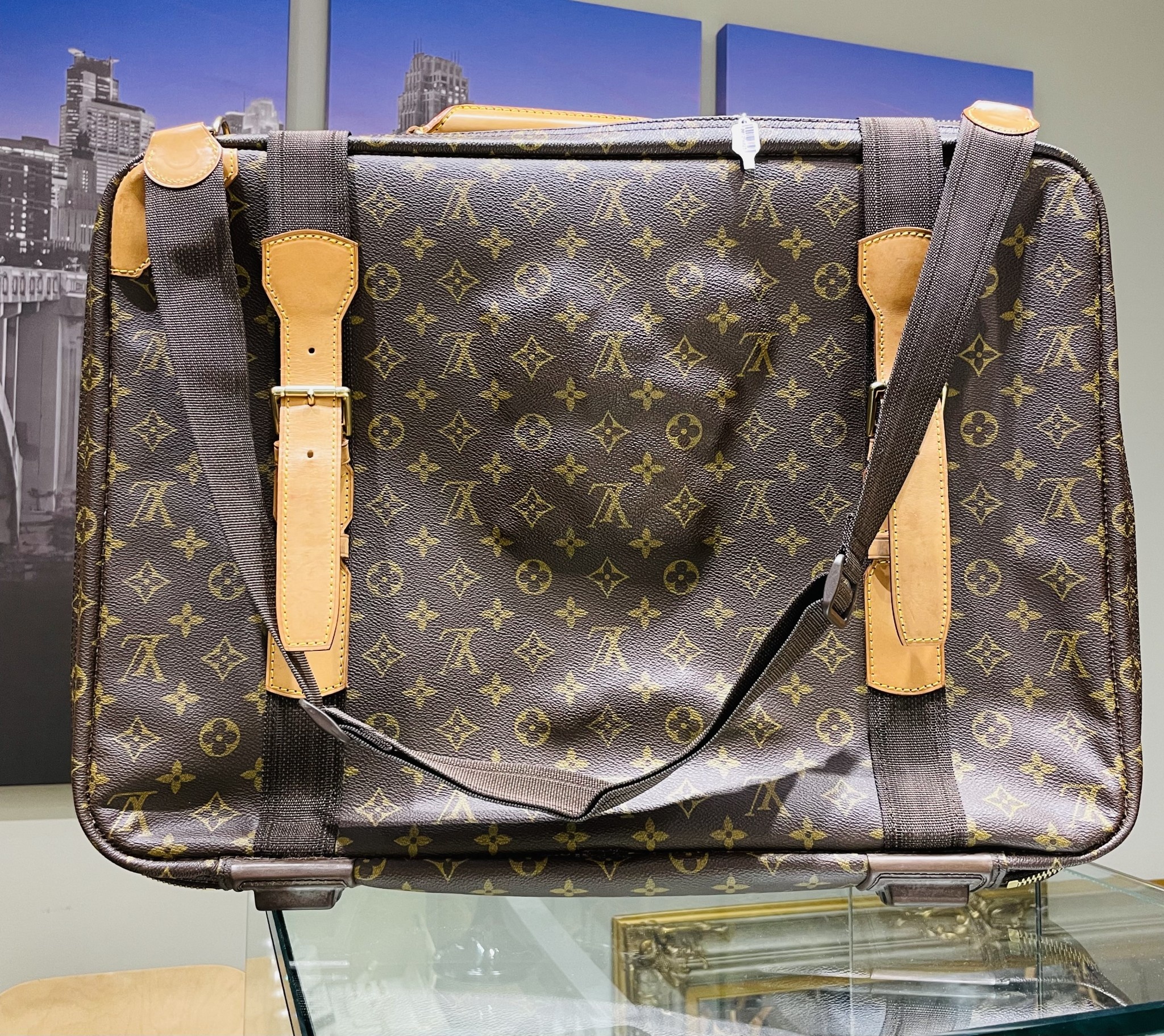 Handbag Louis Vuitton Satellite 53 M23356 Travel Monogram 122100140