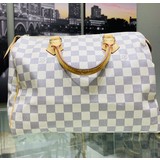  Handbag Louis Vuitton Speedy 30 N41533 Azur Damier 122100139