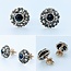 Earrings Antique 1.10ctw Round Sapphires 18ky 12.5mm 222100086