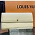 Wallet Louis Vuitton Sarah Portefeuille White Monogram 122110055