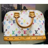  Handbag Louis Vuitton Alma Blanc M92647 122120005