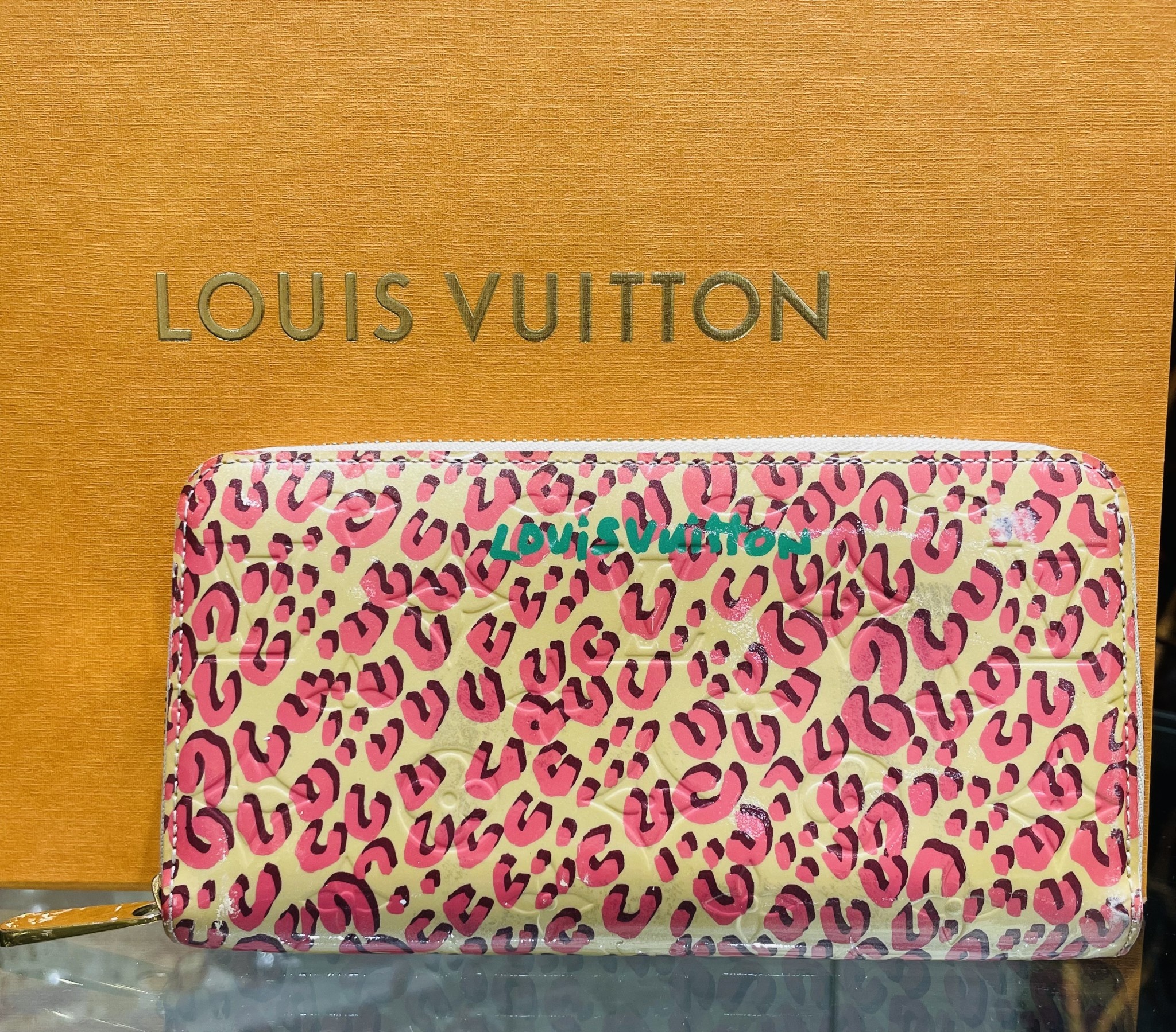 Wallet Louis Vuitton Zippy Pink Patent Monogram 122120070