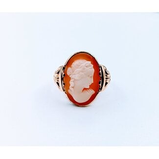 Ring Cameo 10ky Sz8 223010082