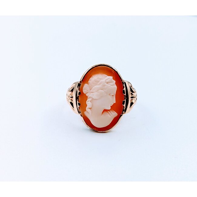 Ring Cameo 10ky Sz8 223010082