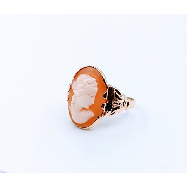 Ring Cameo 10ky Sz8 223010082