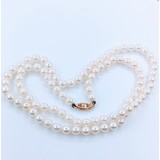  Necklace 5.8mm FW Pearls 14ky 23" 223010066