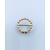 Brooch Circle 4.5mm Pearls 10ky 27.5mm 223020017