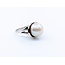 Ring .04ctw Round Diamonds 11mm Pearl 14kw Sz5.5 222110109