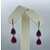 Earrings 1.68ctw Round Diamonds 8.03ctw Rubies 18kw 223020111