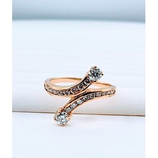 Ring .70ctw Round Diamonds 18ky Sz6.5 223030033