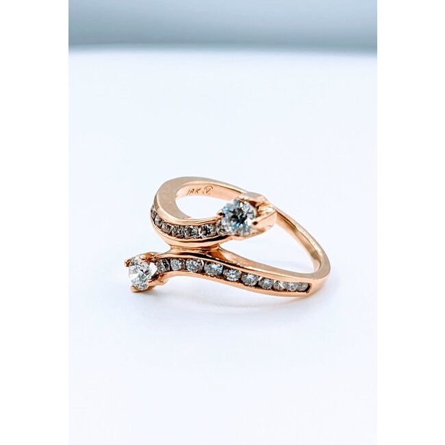 Ring .70ctw Round Diamonds 18ky Sz6.5 223030033