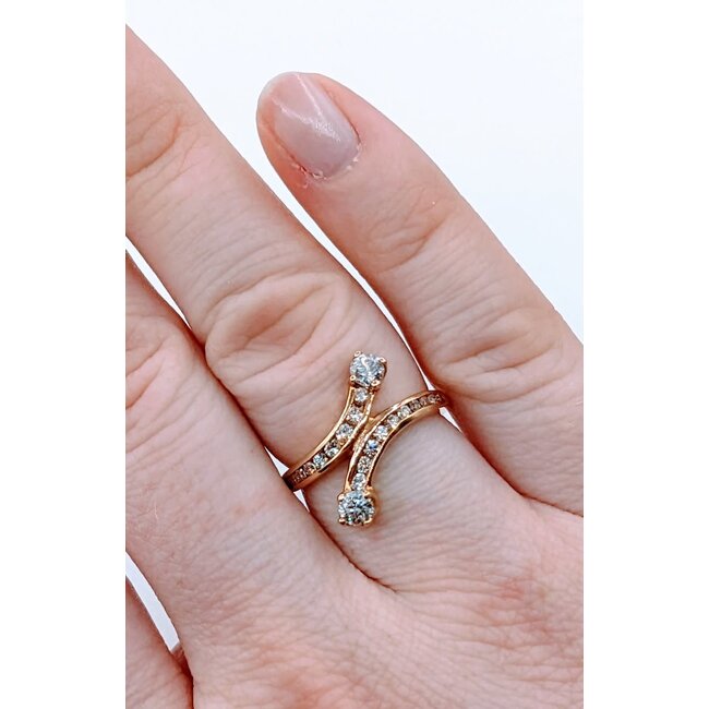 Ring .70ctw Round Diamonds 18ky Sz6.5 223030033