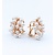 Earrings 3.5mm Pearls .10ctw Diamonds 14ky 23x18mm 223030061