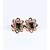 Earrings LeVian .25ctw Diamonds 1.00ctw Emerald 14kr 16.5x15mm 122120098