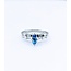 Ring .25ctw Round/Baguette Diamonds .20ct Tanzanite Platinum Sz4.75 223030094