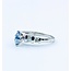 Ring .25ctw Round/Baguette Diamonds .20ct Tanzanite Platinum Sz4.75 223030094