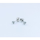  Earrings Stud .20ctw Round Diamonds 18kw 3mm 223040027