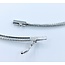 Necklace Omega 3mm 1.0ctw Round/Baguette Diamonds 14kw 17" 223040095