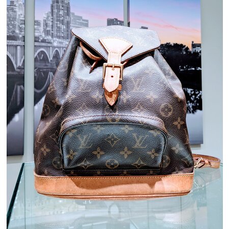 Handbag Louis Vuitton Montsouris Backpack MM Monogram 123050060