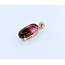 Pendant 5.5ct Cabochon Watermelon Tourmaline 18ky 23.5x9mm 123050078