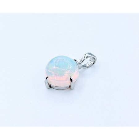 Pendant 5.68ct Cabochon Opal 14kw 19.2x12.2mm 123050092