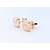 Earrings 5ctw Cabochon Opal 14ky 9.5x9.8mm 123050083