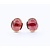 Earrings 14.8ctw Cabochon Pink Tourmaline 18ky 12x5x10mm 123050072