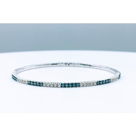 Bracelet Flex .91ctw Diamonds 14kw 6.75" 123050170