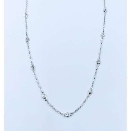 Necklace Diamond-By-The-Yard .61ctw Diamonds 14kw 16-18-20" 123050156