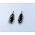 Earrings Stud .51ctw Diamonds 4.3ctw Tourmaline 14kw .9x.4" 123060180