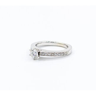 Ring .38Ct Round Diamond .08ctw Diamonds 14kw Sz4 223070147