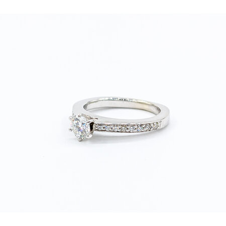 Ring .38Ct Round Diamond .08ctw Diamonds 14kw Sz4 223070147