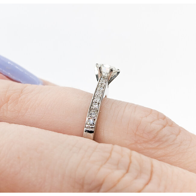 Ring .38Ct Round Diamond .08ctw Diamonds 14kw Sz4 223070147