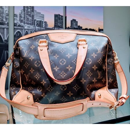 Handbag Louis Vuitton Retiro Monogram M40325 2-Way 123070044