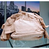  Handbag Prada Beige Leather 2-Way 123070120