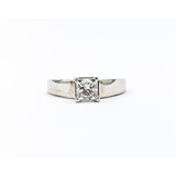  Ring .71ct Princess Diamond 14kw Sz7 122090029
