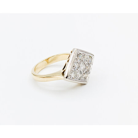 Ring Vintage .66ctw Round Diamonds 14tt Sz5.75 223080004